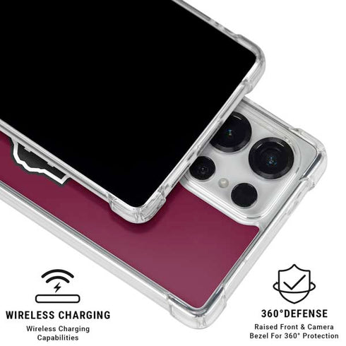 Texas A&M University Black Logo Galaxy S25 Ultra Clear Case